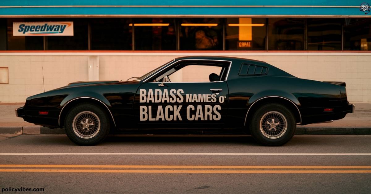 Badass Names Of Black Cars