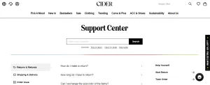 Cider Return Policy
